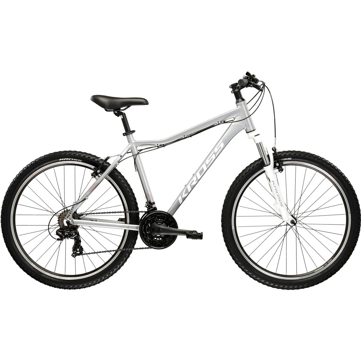 Hardtail MTB Kross Lea 1.0 Silver/White