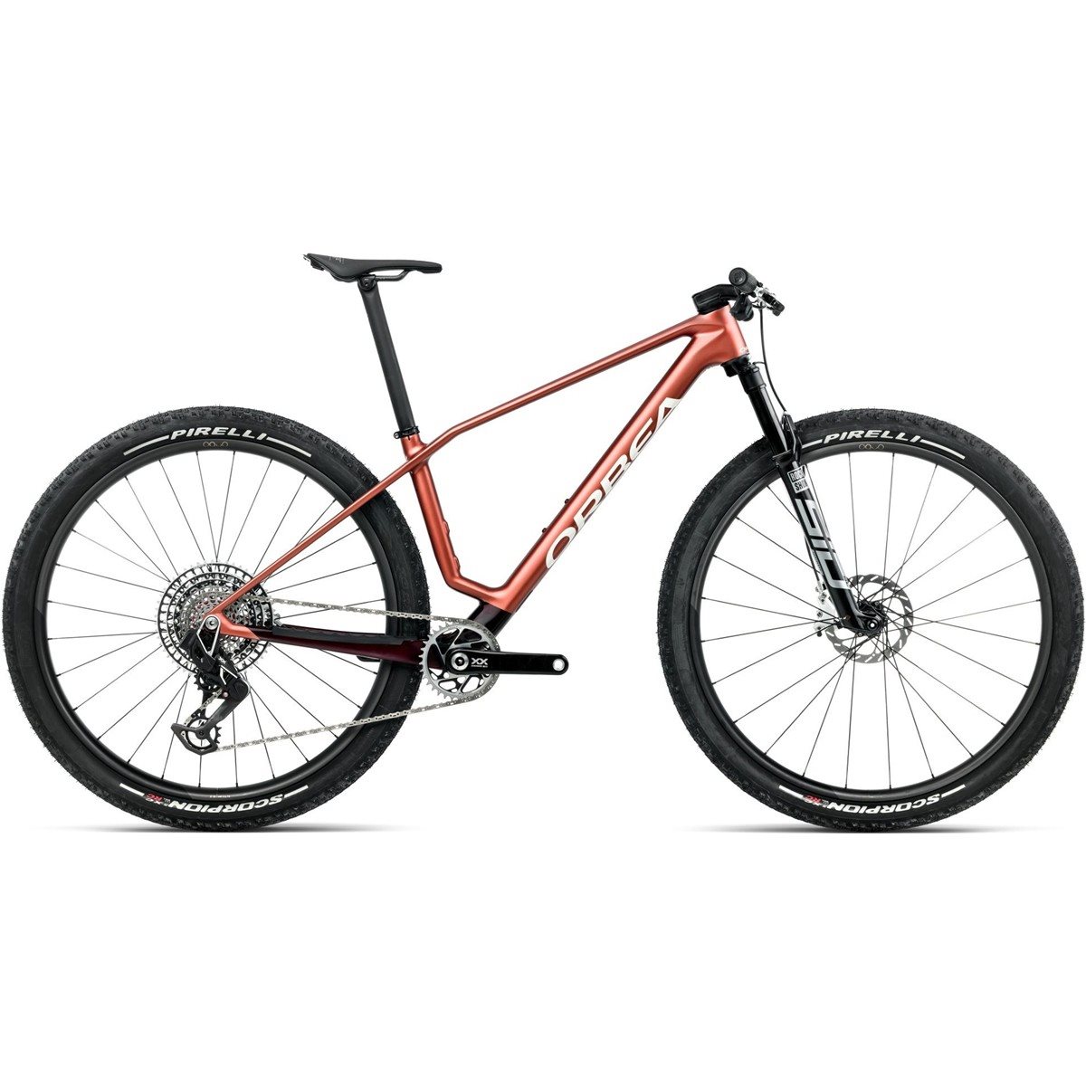 Hardtail MTB Orbea Alma M-LTD XX SL AXS Mars Red/Metallic Burgundy Red