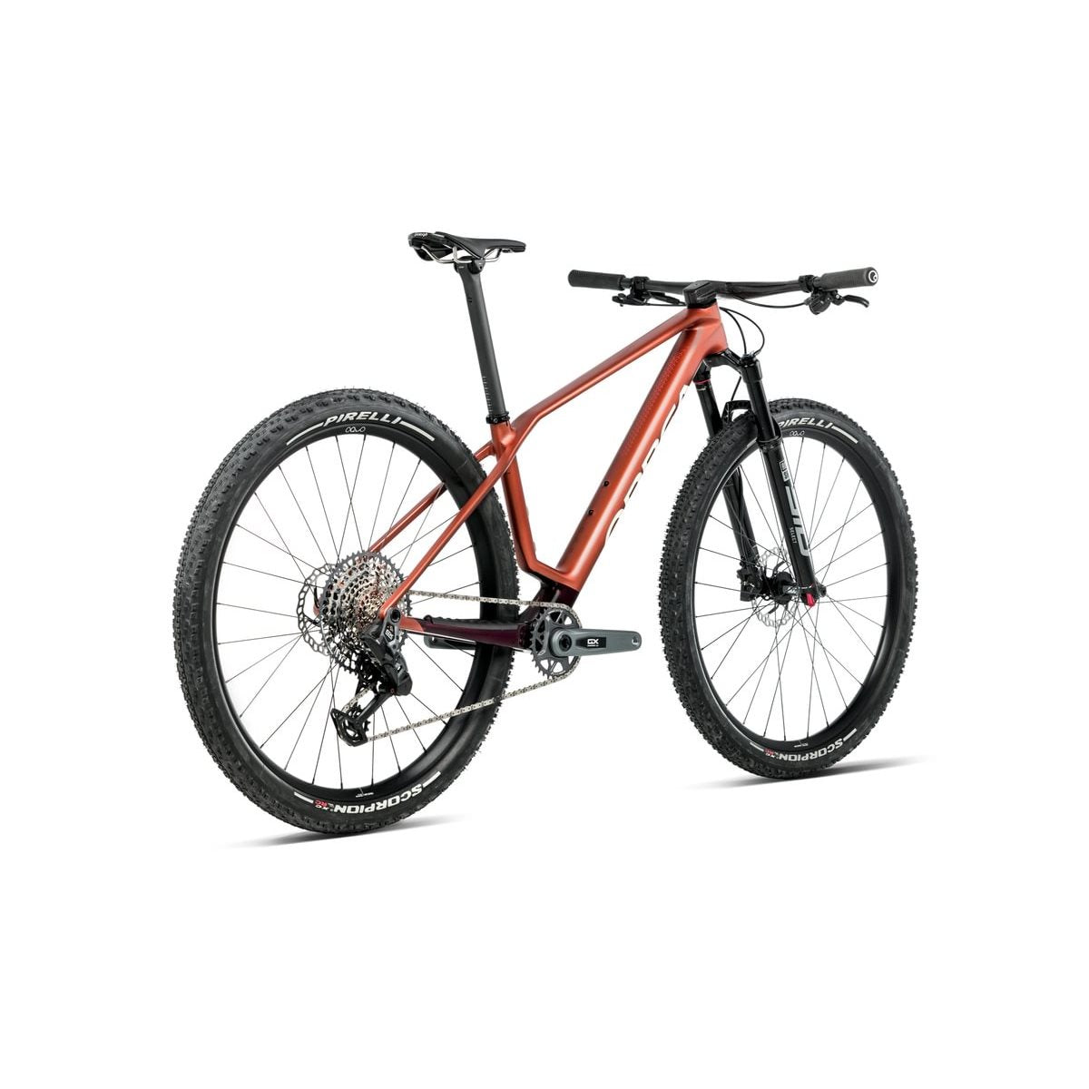 Hardtail MTB Orbea Alma M-Pro GX AXS Mars Red/Metallic Burgundy Red