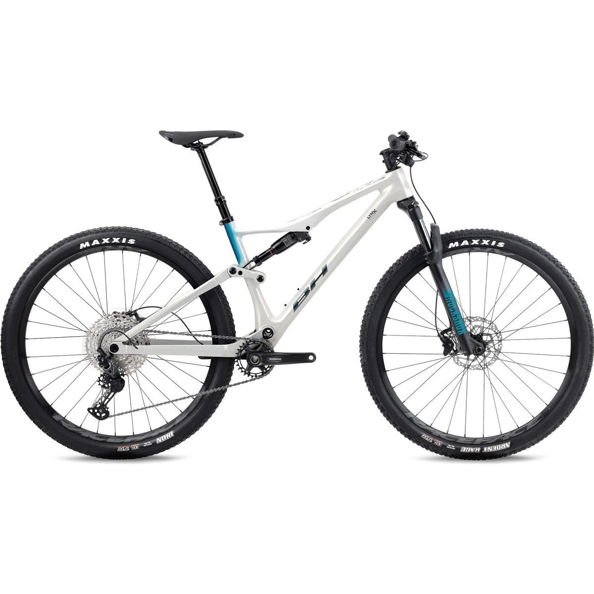 Heldämpad MTB BH Lynx Race 3.0 White/Ocean/Ocean