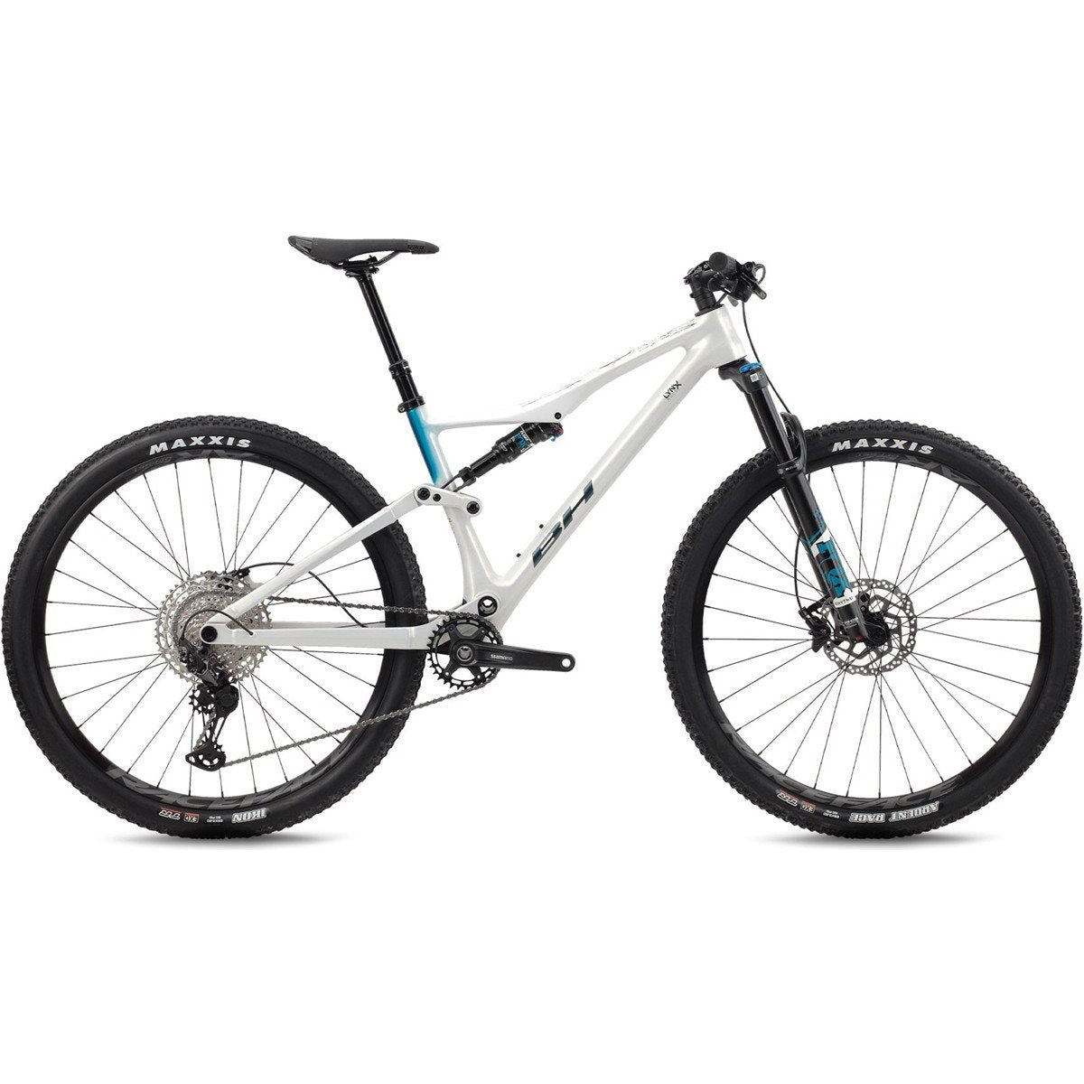 Heldämpad MTB BH Lynx Race 4.0 White/Ocean/Ocean