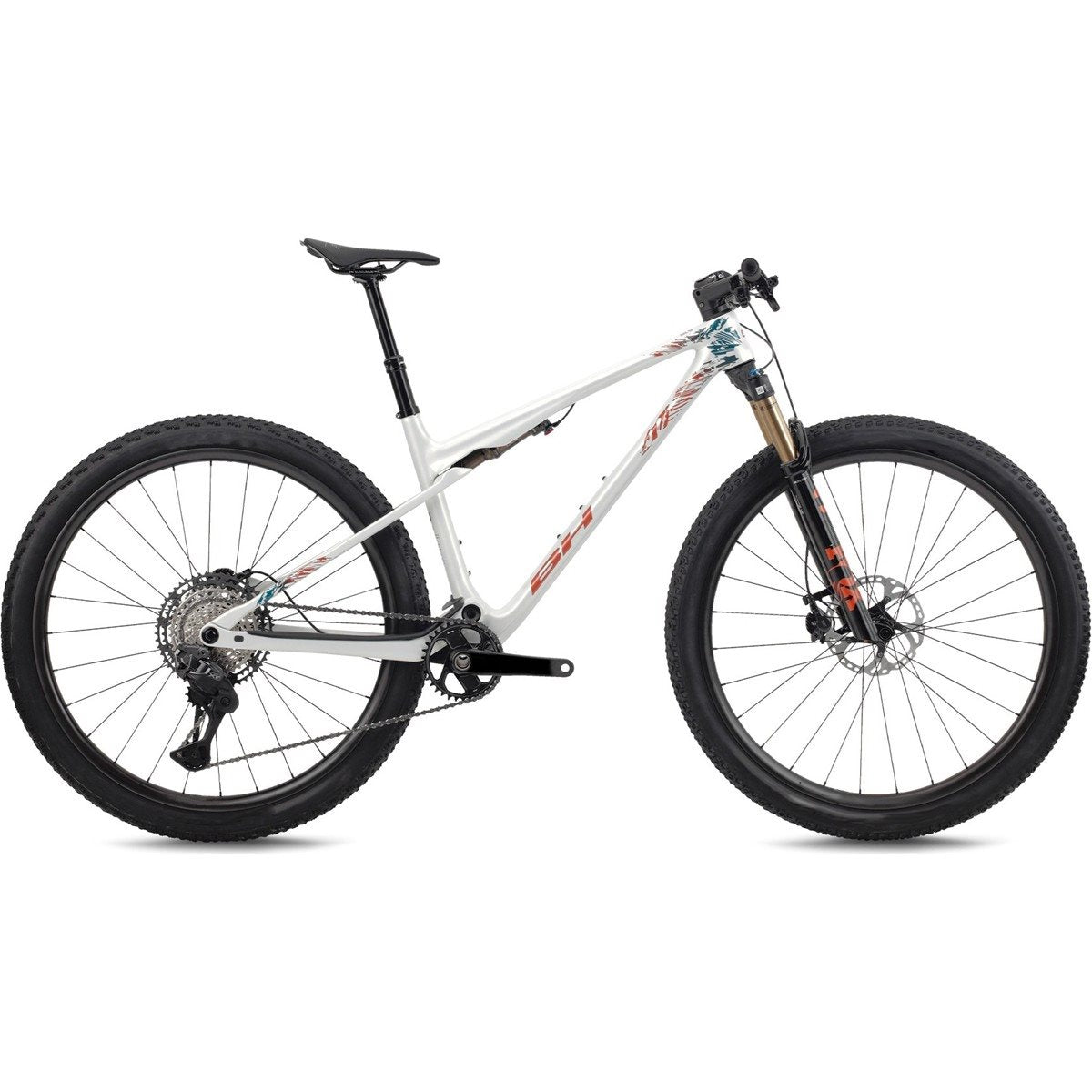 Heldämpad MTB BH Lynx SLS 7.5 White/Oxyde/Dark Green