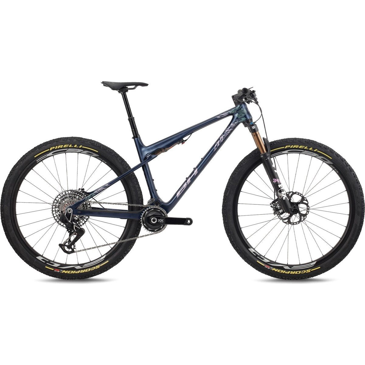 Heldämpad MTB BH Lynx SLS 9.5 Dark Blue/Stone/Pink