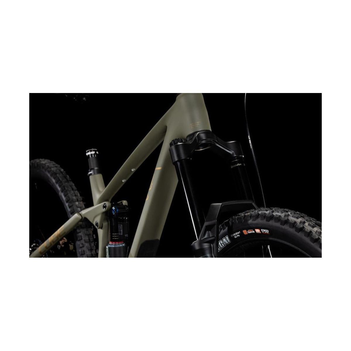 Heldämpad MTB Cube Stereo One77 C:68X TM 29 Dustyolive/Gold