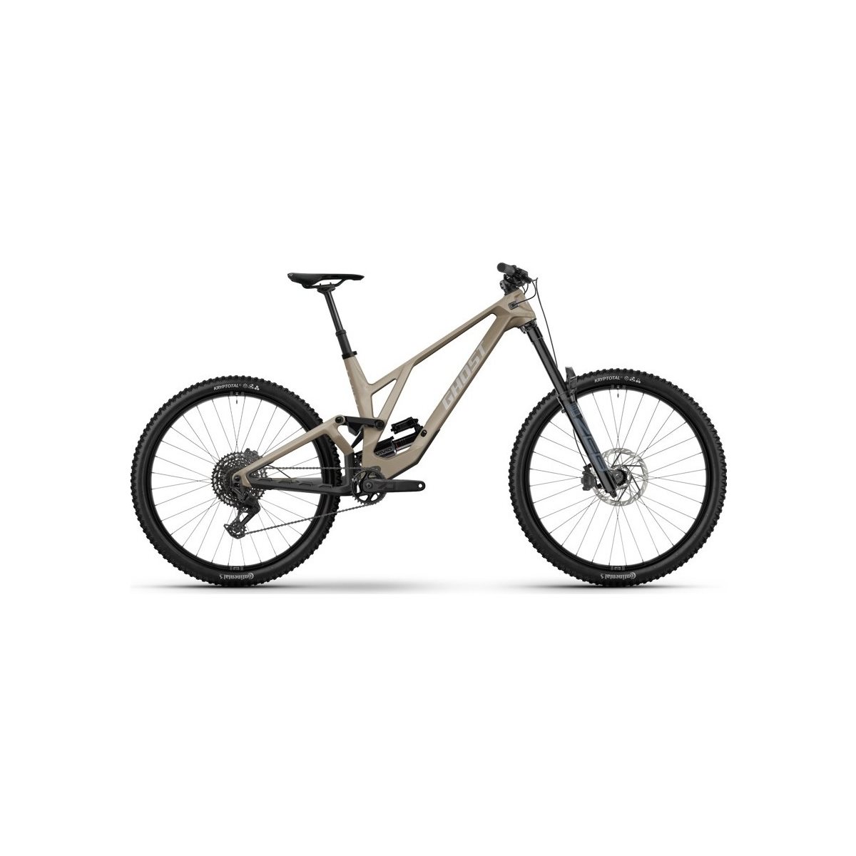 Heldämpad MTB Ghost Poacha Coffee Dusty Desert/Gray Silver