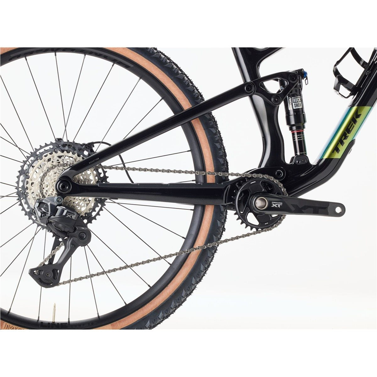Heldämpad MTB Trek Top Fuel 9.8 XT Di2 Gen 4 Dark Star