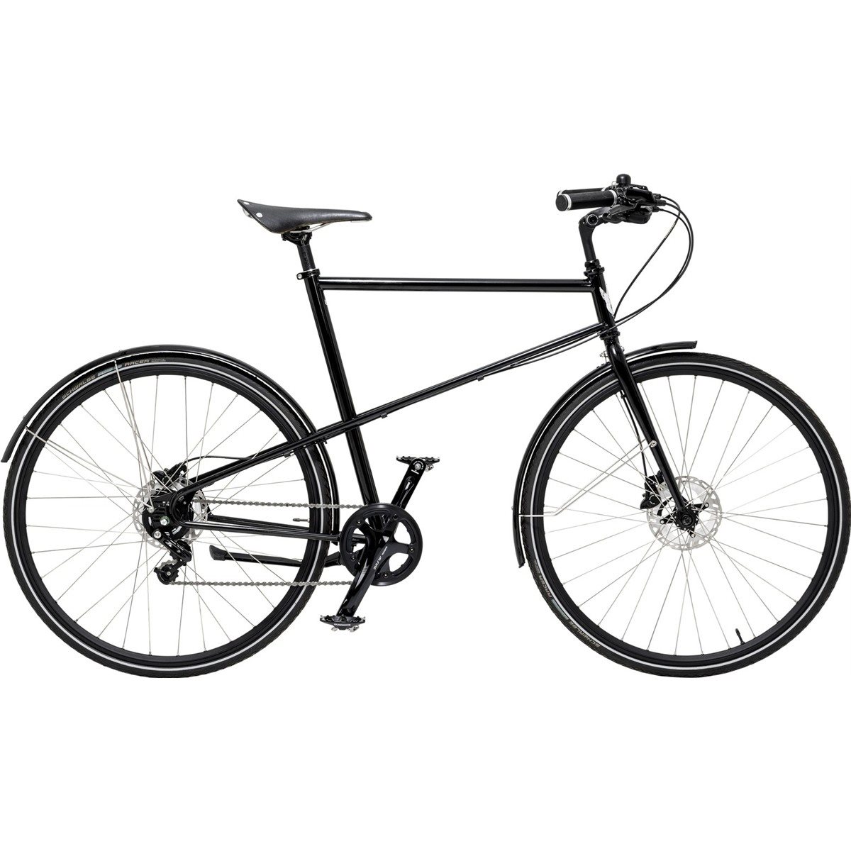Herrcykel Skeppshult Z 11-Vxl Spegelsvart 58