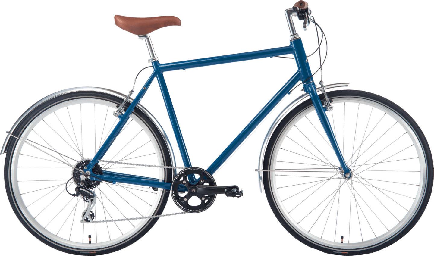 Stålhästen Hybrid Herr 8 vxl blå
