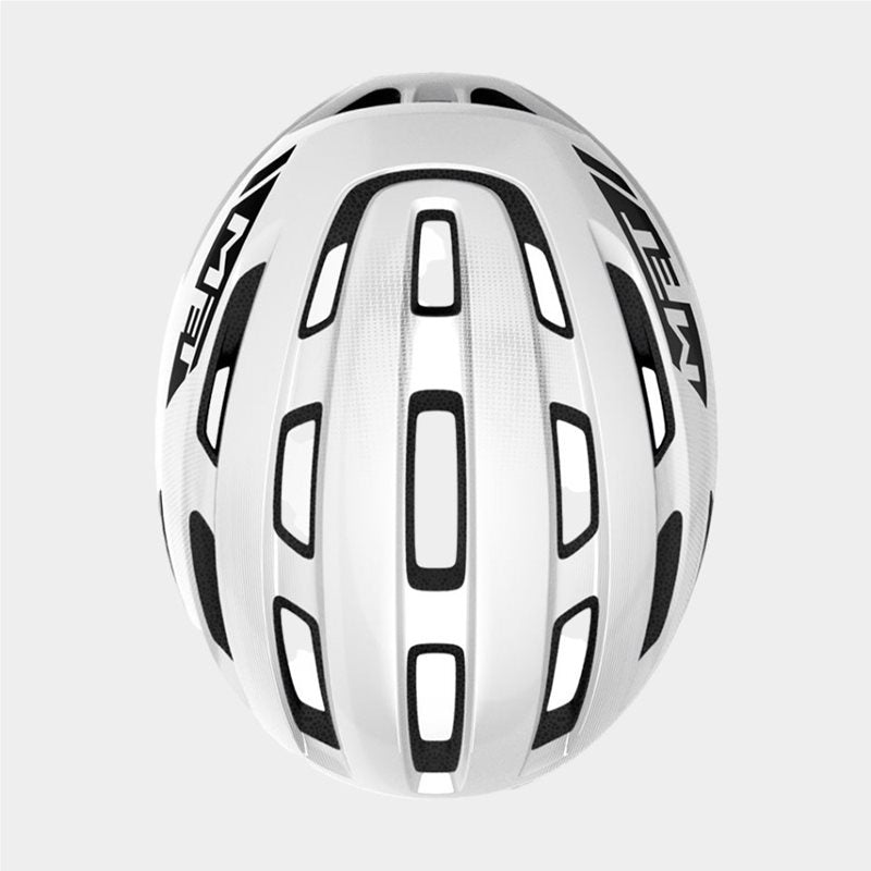 Met Cykelhjälm Miles White/Glossy