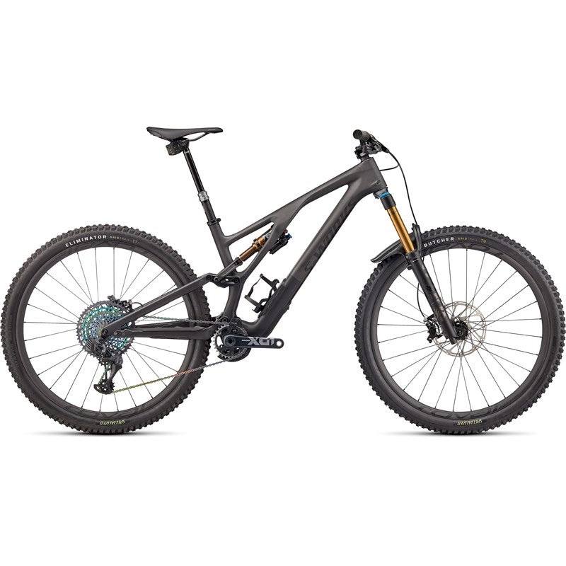 MTB Stumpjumper EvoS-Works SATIN BRUSHED BLACK LIQUID METAL / CARBON