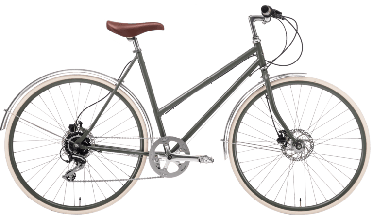 Damcykel Stålhästen Effekt 8-vxl mattgrön