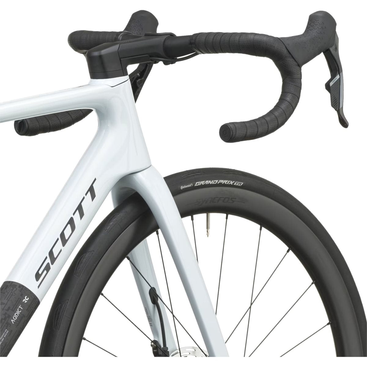 Racercykel allround Scott Addict RC 25 Cumulus White/Carbon Black
