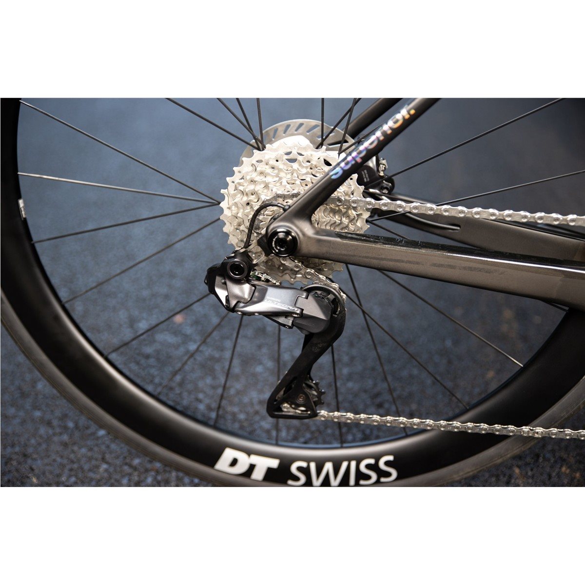 Racercykel allround Superior XR 9.7 GF Gloss Rainbow Black/Carbon