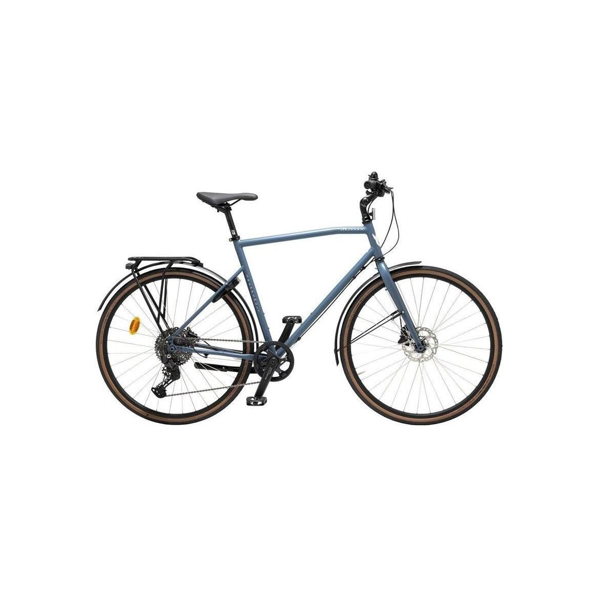 Skeppshult Hybridcykel Suverän Stad Herr 10-Vxl Blå Stål Bla Stal