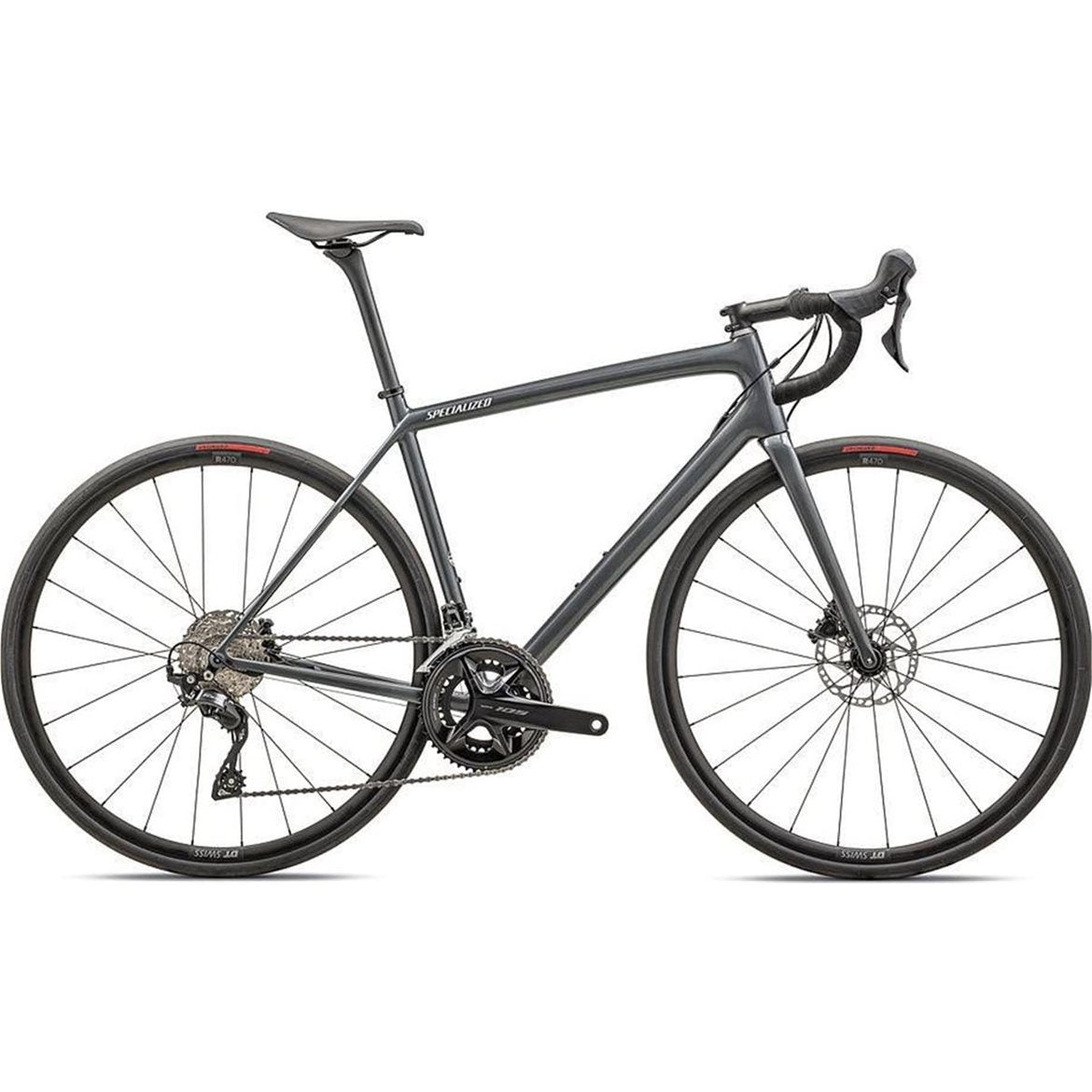 Specialized Racercykel Aethos Sport Gloss Fog Tint Carbon Dune White