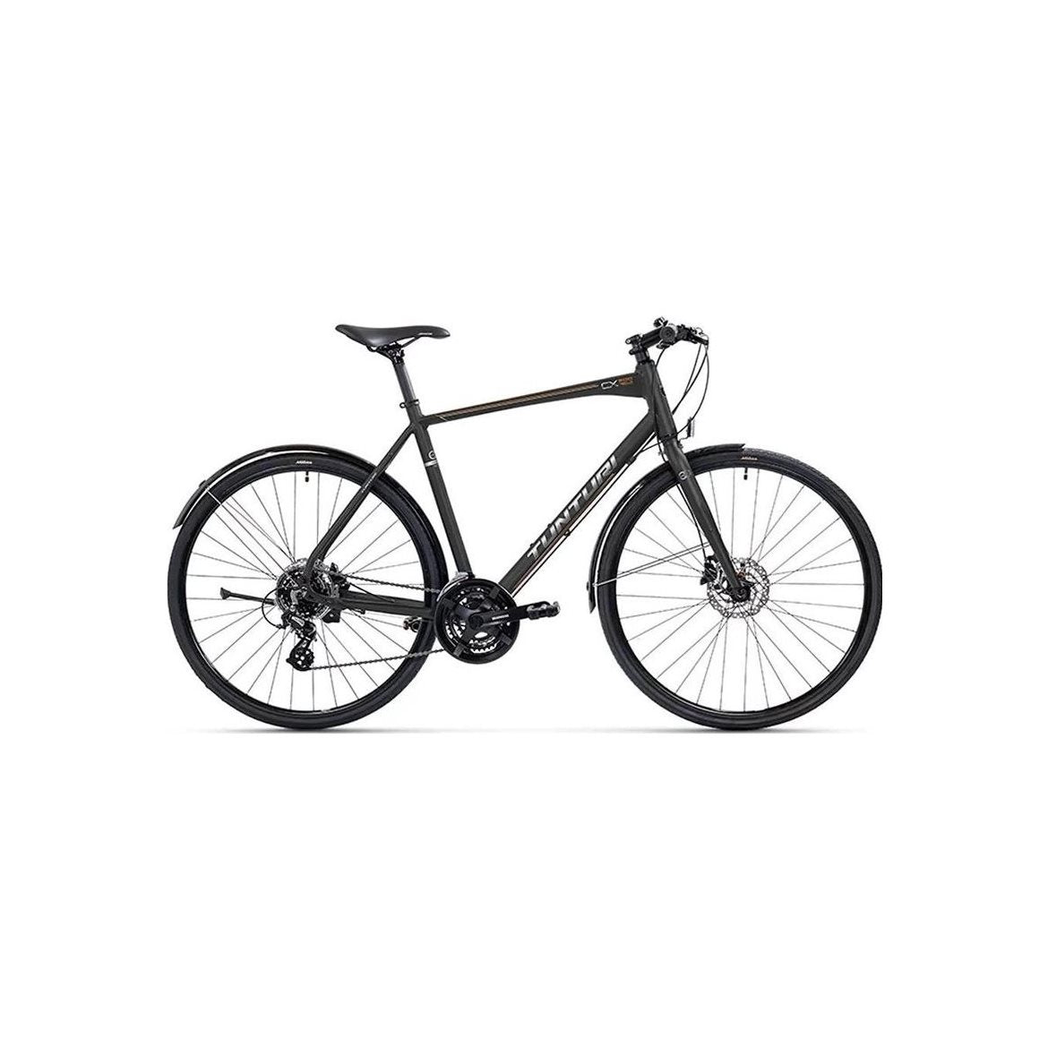 Tunturi Cityhybrid CX500 Herr Matt Anthracite/Chrome Orange Matte Anth