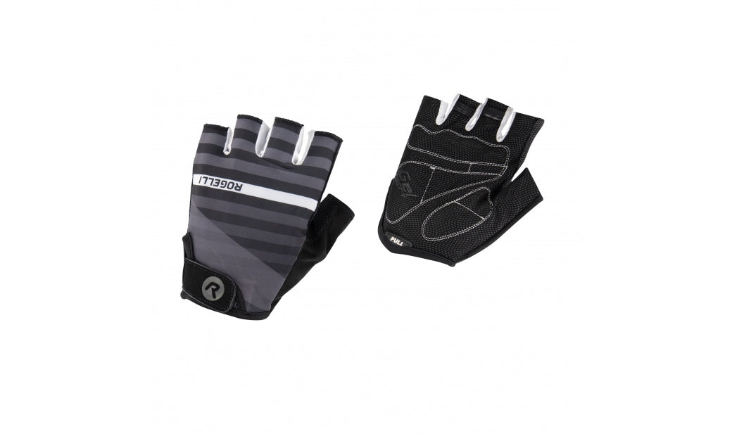 Handskar Rogelli Stripe Svart/Vit