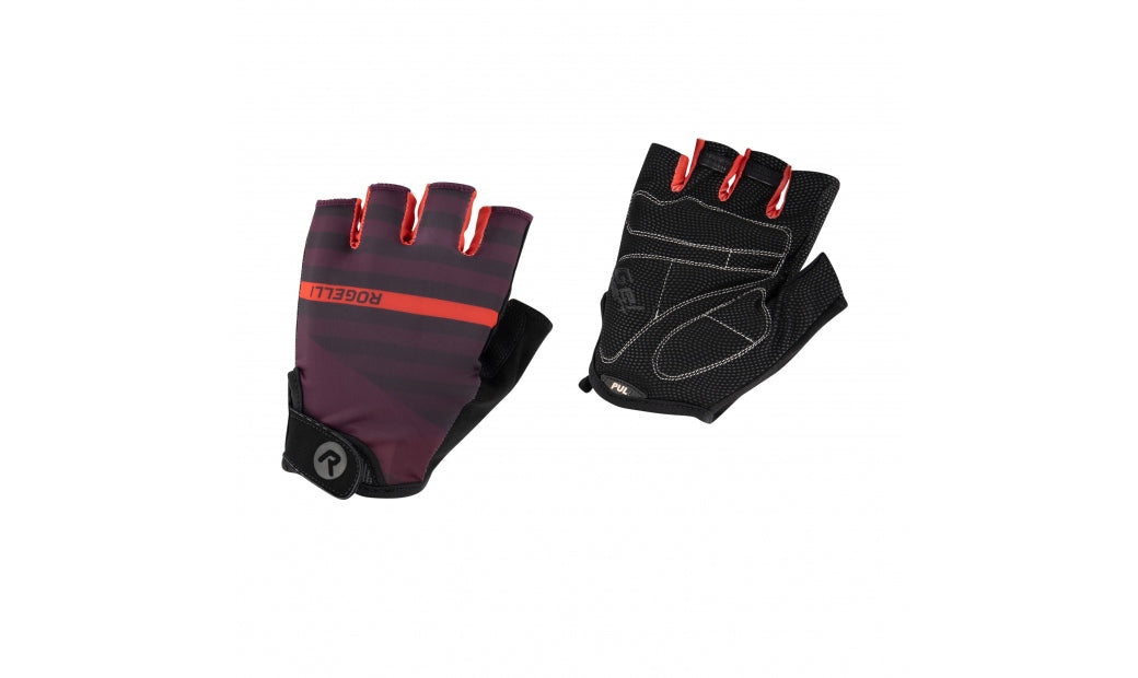 Handskar Rogelli Stripe Röd/Röd