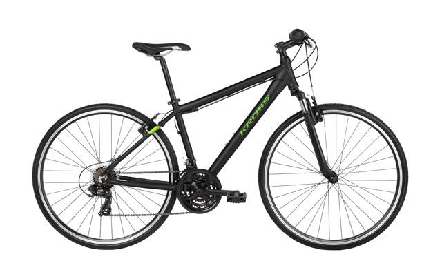 Hybridcykel Kross Evado 2.0 Svart/Grön