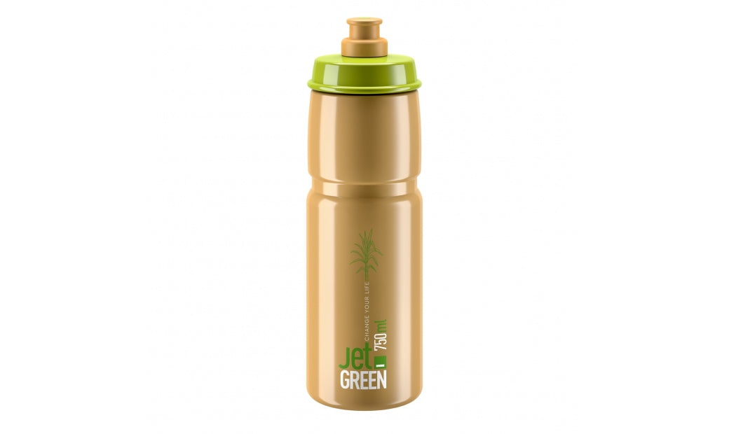 Flaska Elite JET Green Brown White Logo 750ml