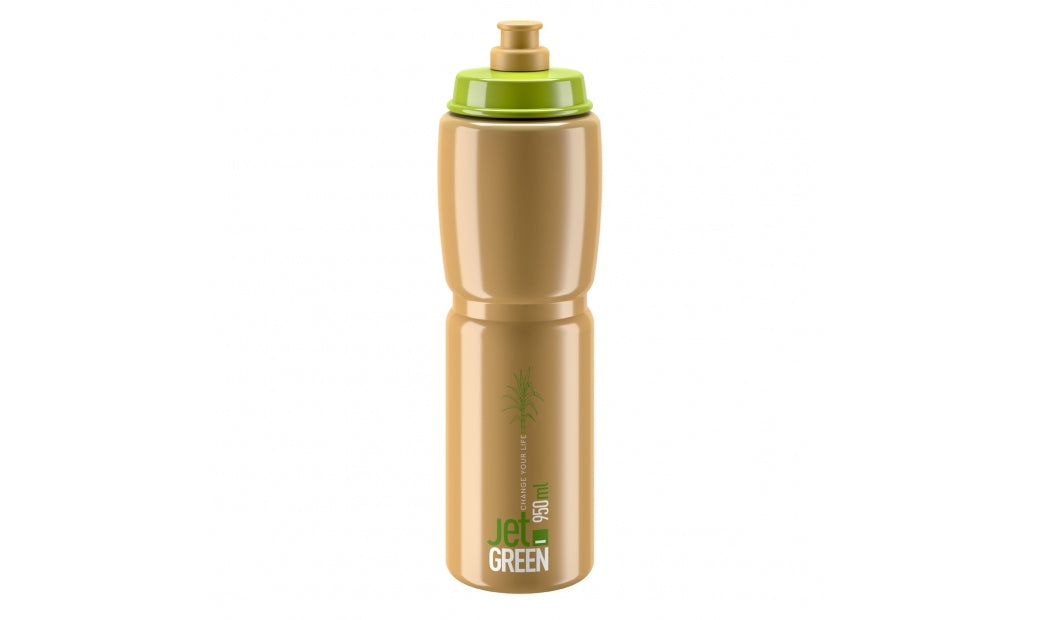 Flaska Elite JET Green Brown White Logo 950ml