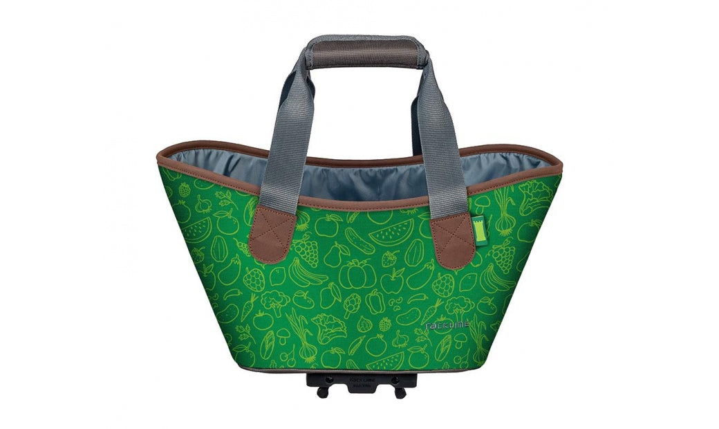 Pakethållarväska Racktime Agnetha 15 L grön/gul