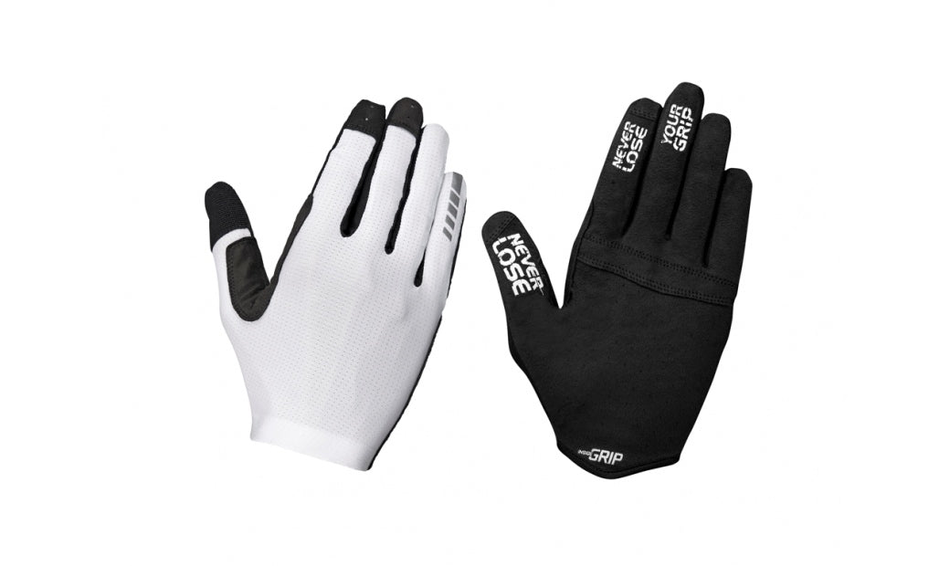 Handskar GripGrab Aerolite InsideGrip Long vit