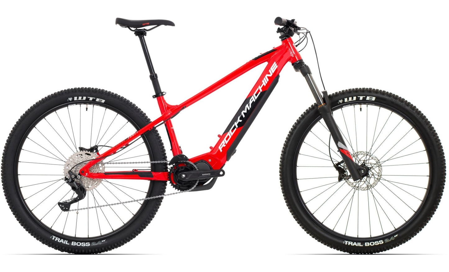 El MTB Rock Machine Blizz INT E40-29 röd/silver/svart