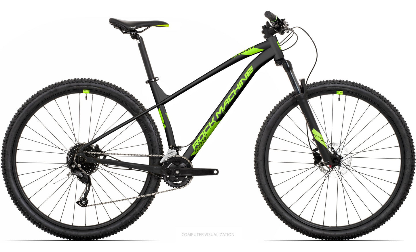 MTB Rock Machine Torrent 20-29 Svart/Gul