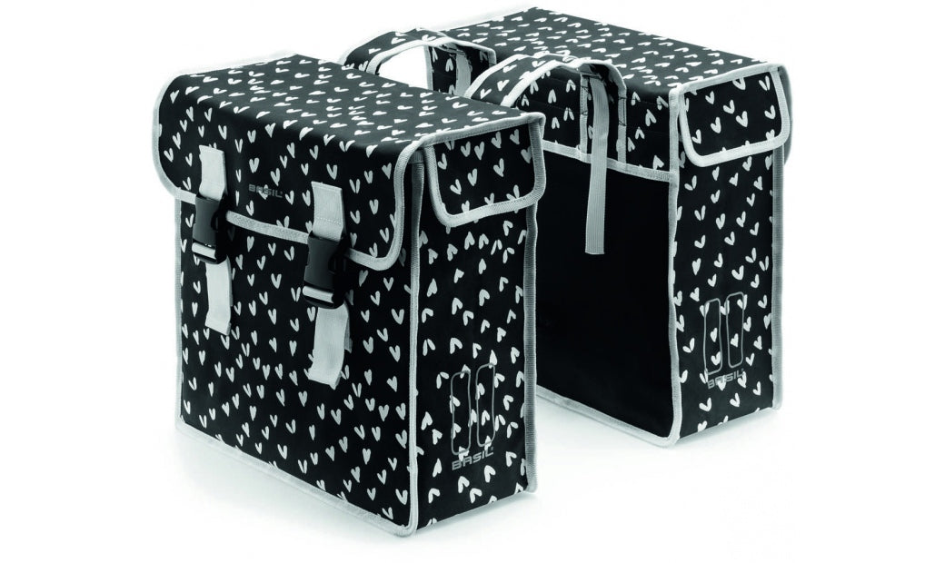 Väska Basil Mara Double Bag 35L Heart Dots X
