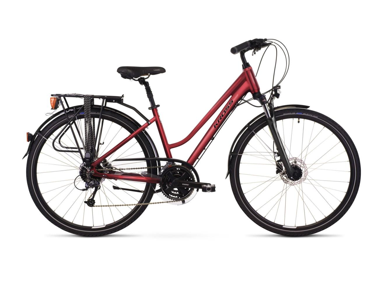 Hybridcykel Kross Trans 5.0 Röd
