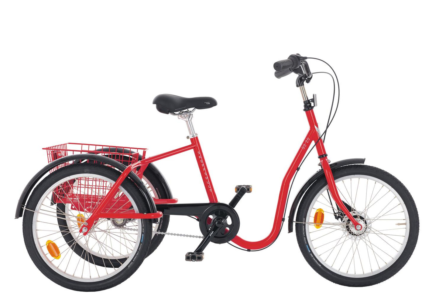 Trehjuling Skeppshult S3 20 3-Växlad Innerligt Röd Metallic