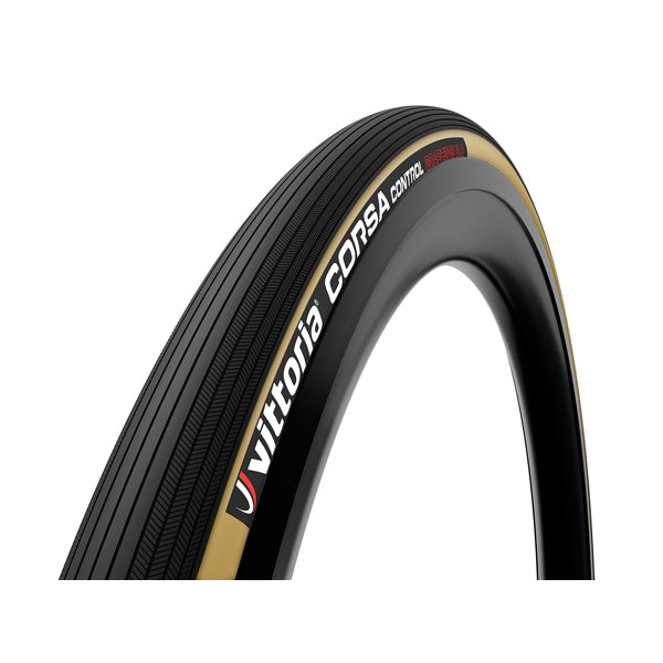 Cykeldäck Vittoria Corsa Control G2 4C 28-622 (700x28c) Svart/beige
