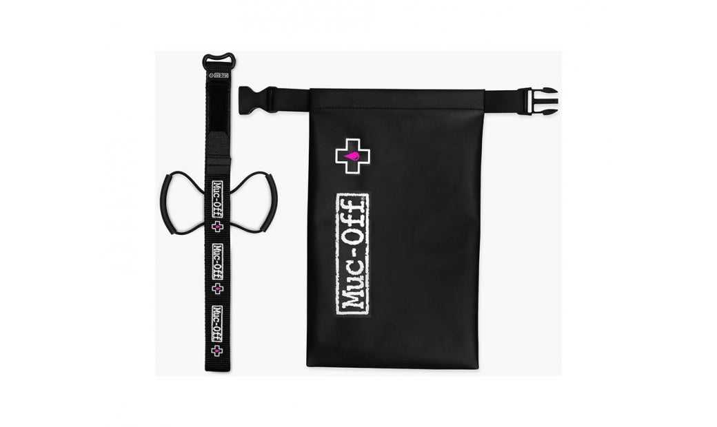 Ramväska MUC-OFF Utility Frame Strap & Waterproof Cargo Bag Bundle svart