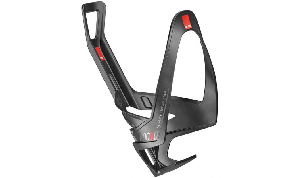 Flaskställ Elite Rocko Carbon röd