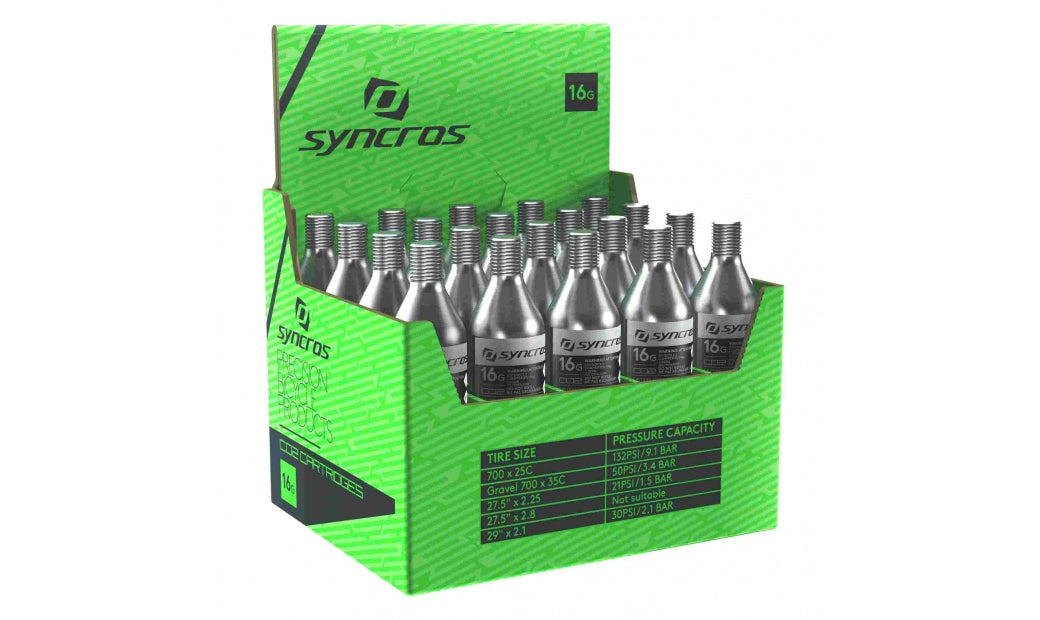 Kolsyrepatron Syncros Co2 16 gram gängad 1-styck
