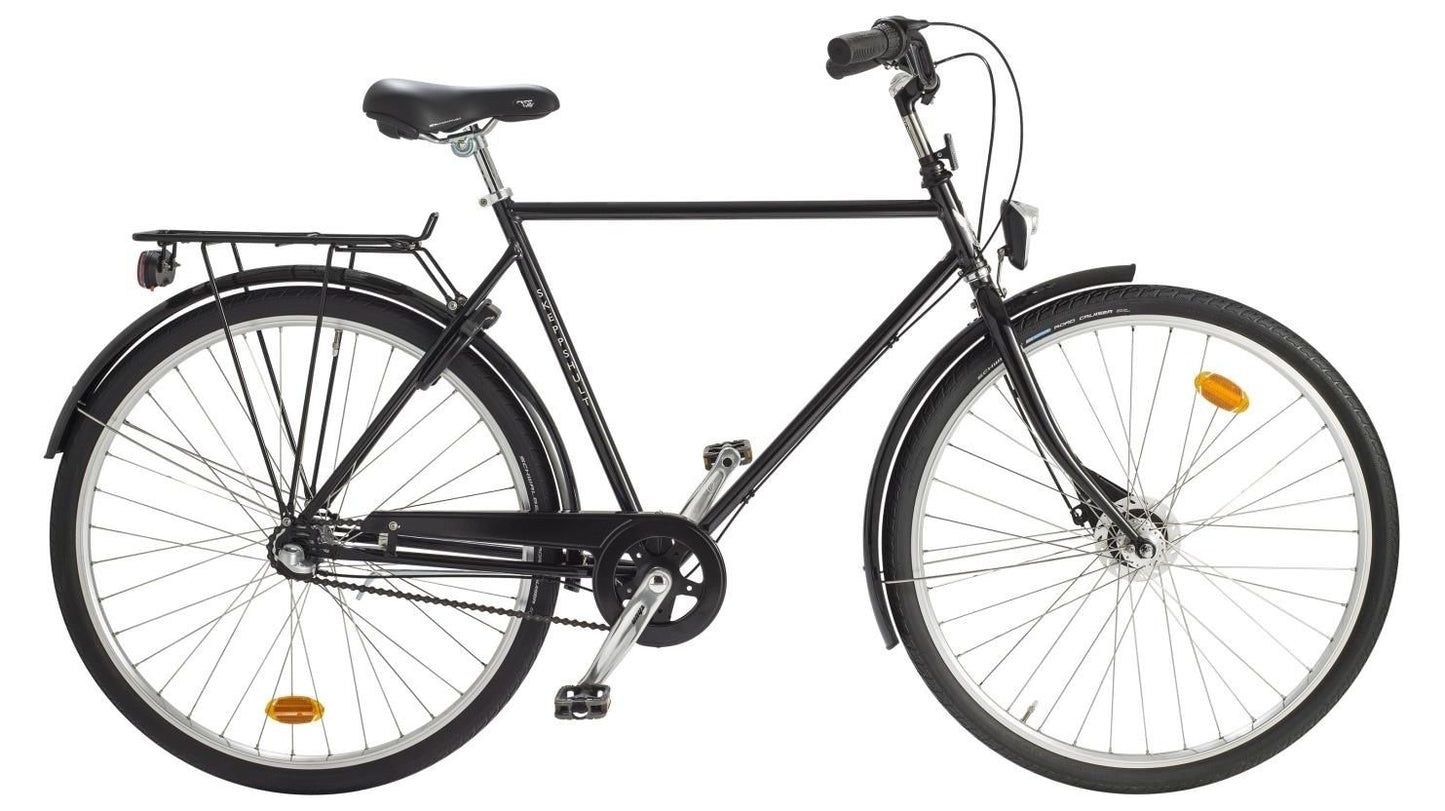 Herrcykel Skeppshult Original 7 växlar Spegelsvart