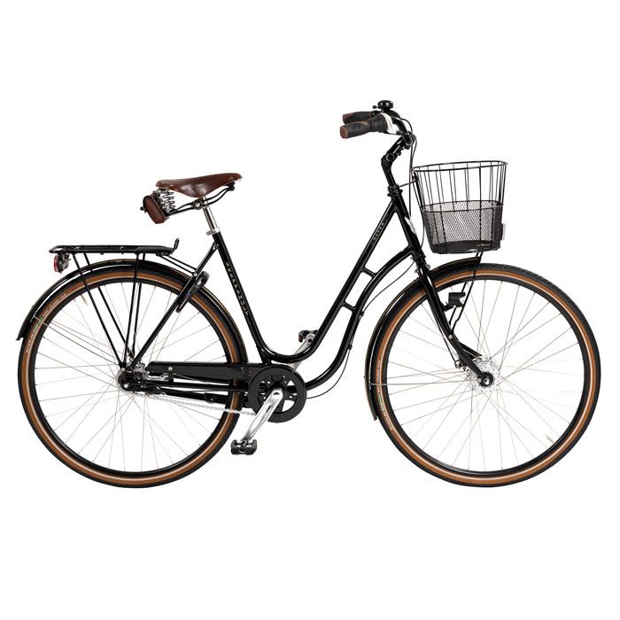 Damcykel Skeppshult Natur Premium 7-Växlar Svart