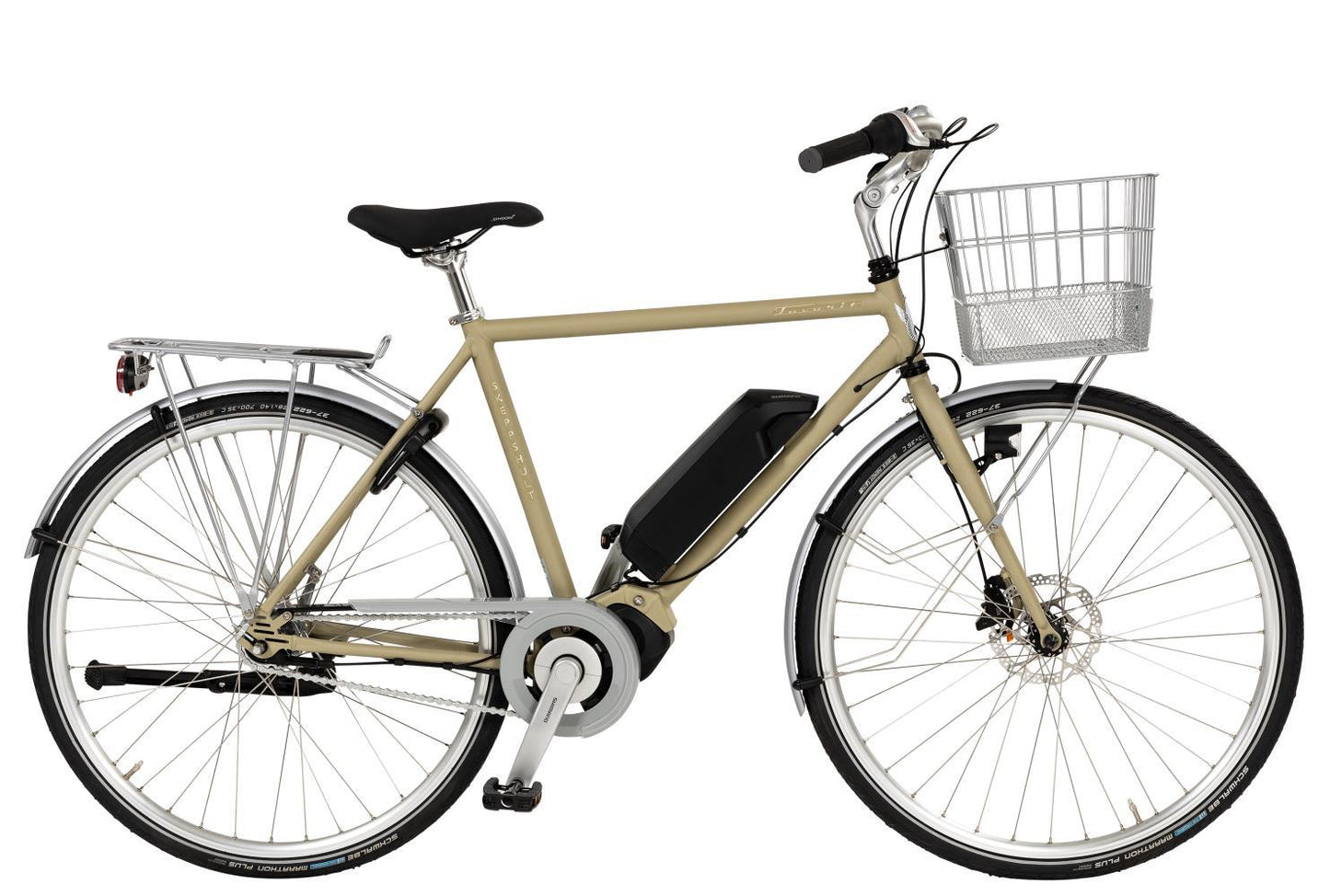 Elcykel Skeppshult Favorit El Herr 7-växlar Eucalyptus Matt