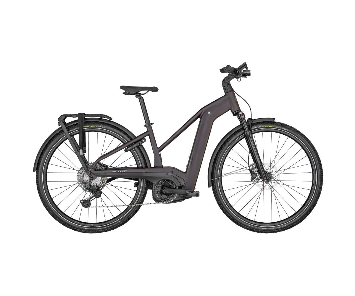 Elcykel Scott Sub eRIDE EVO dam röd