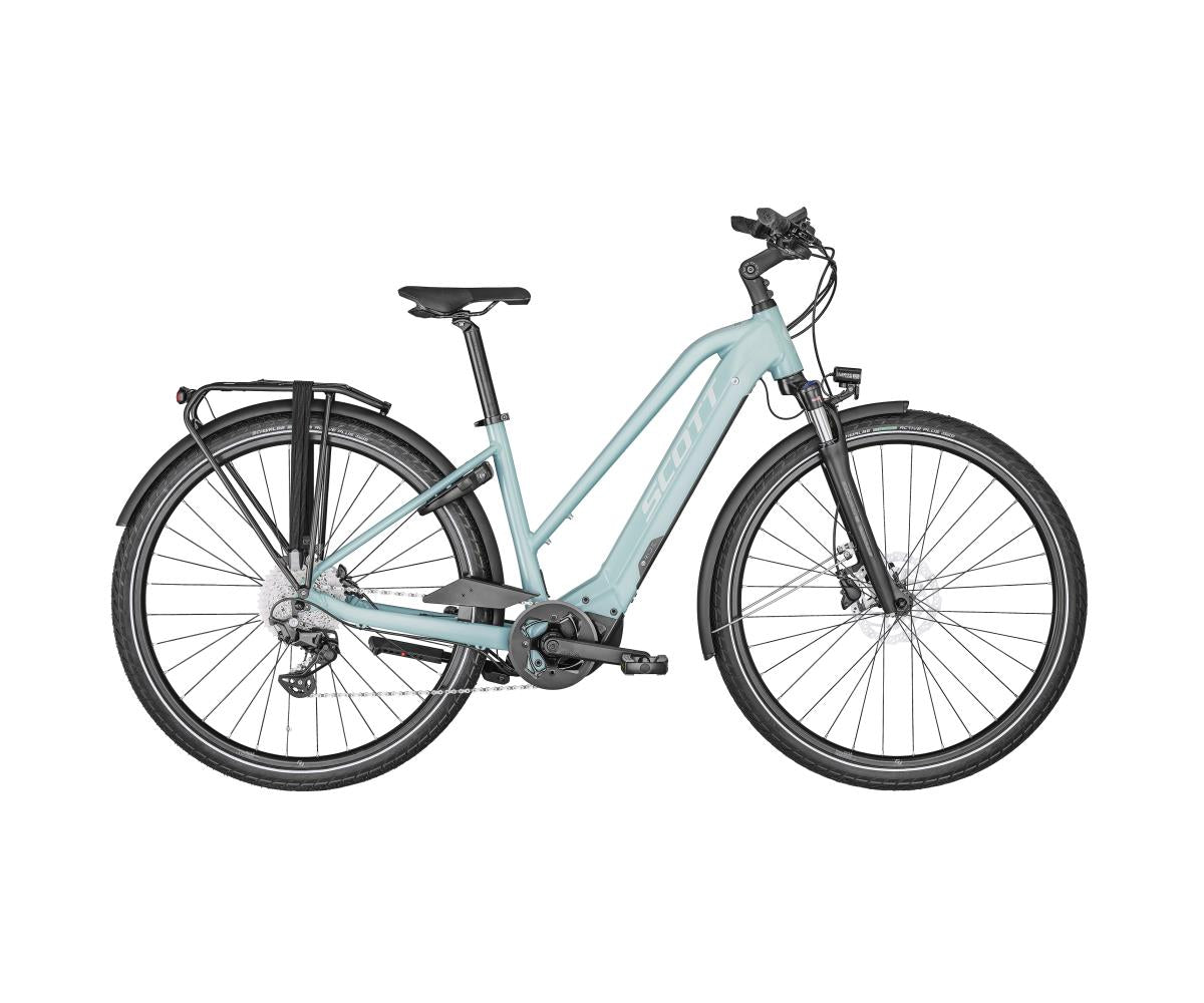 Elcykel Scott Sub Sport eRIDE 10 dam blå