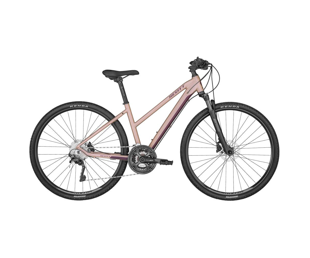 Hybridcykel Scott Sub Cross 10 dam rosa