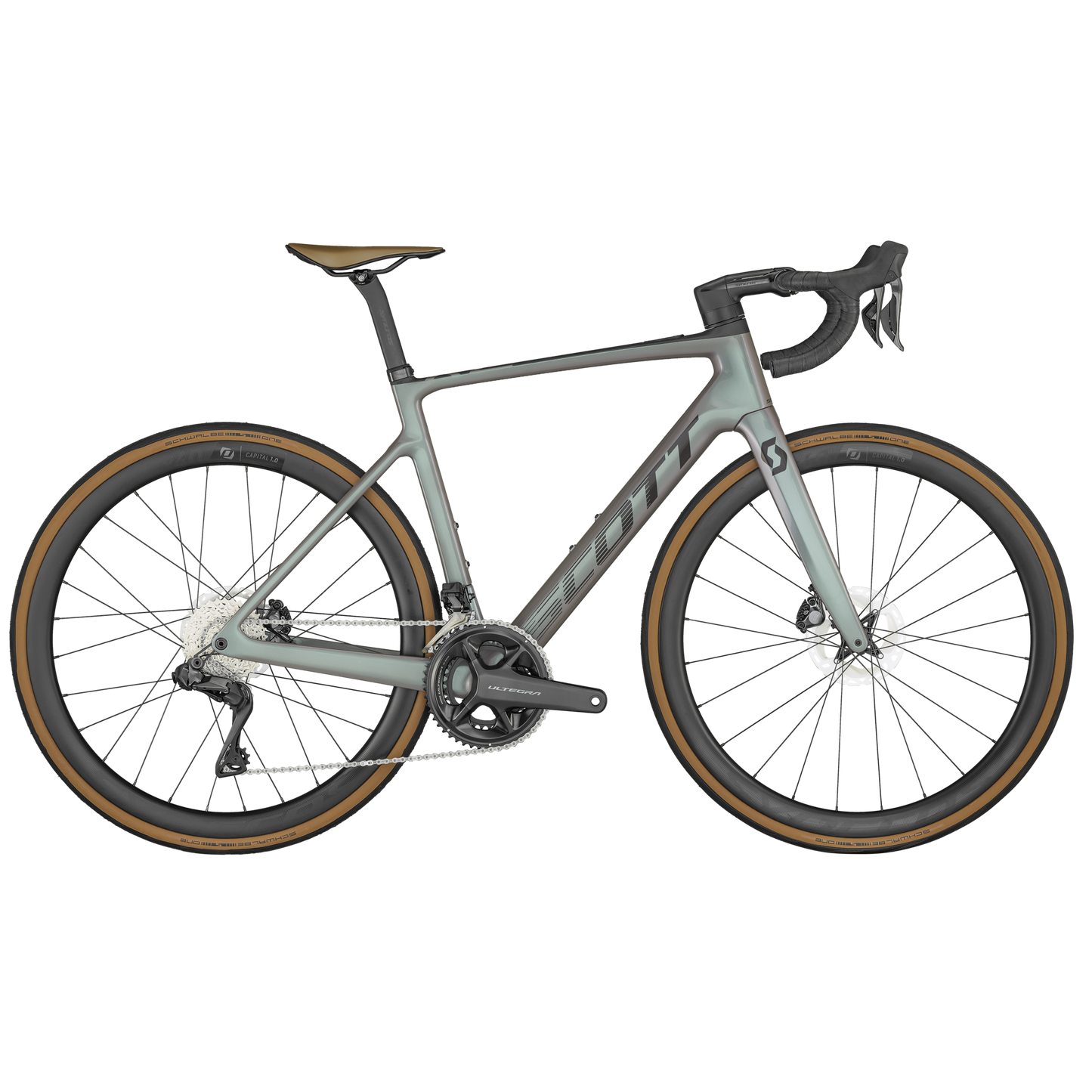 Elcykel Scott Racer Addict RC eRIDE 10 Prism Grey Green