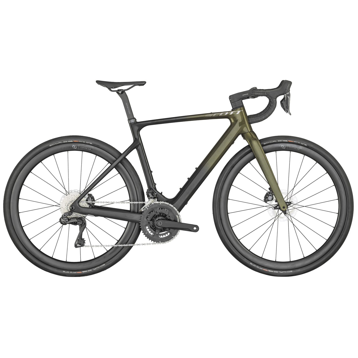 Elcykel Scott Racer Solace eRIDE 20 Candy Green Yellow Flakes