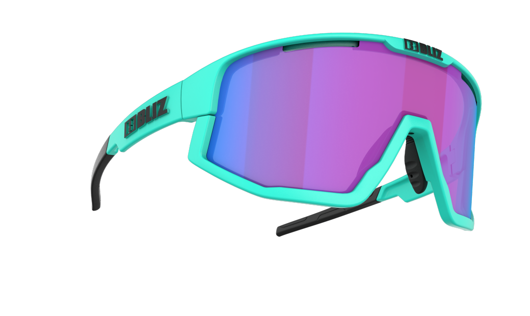 Cykelglasögon Bliz Fusion Matt Turquoise/Nordic Light Begonia