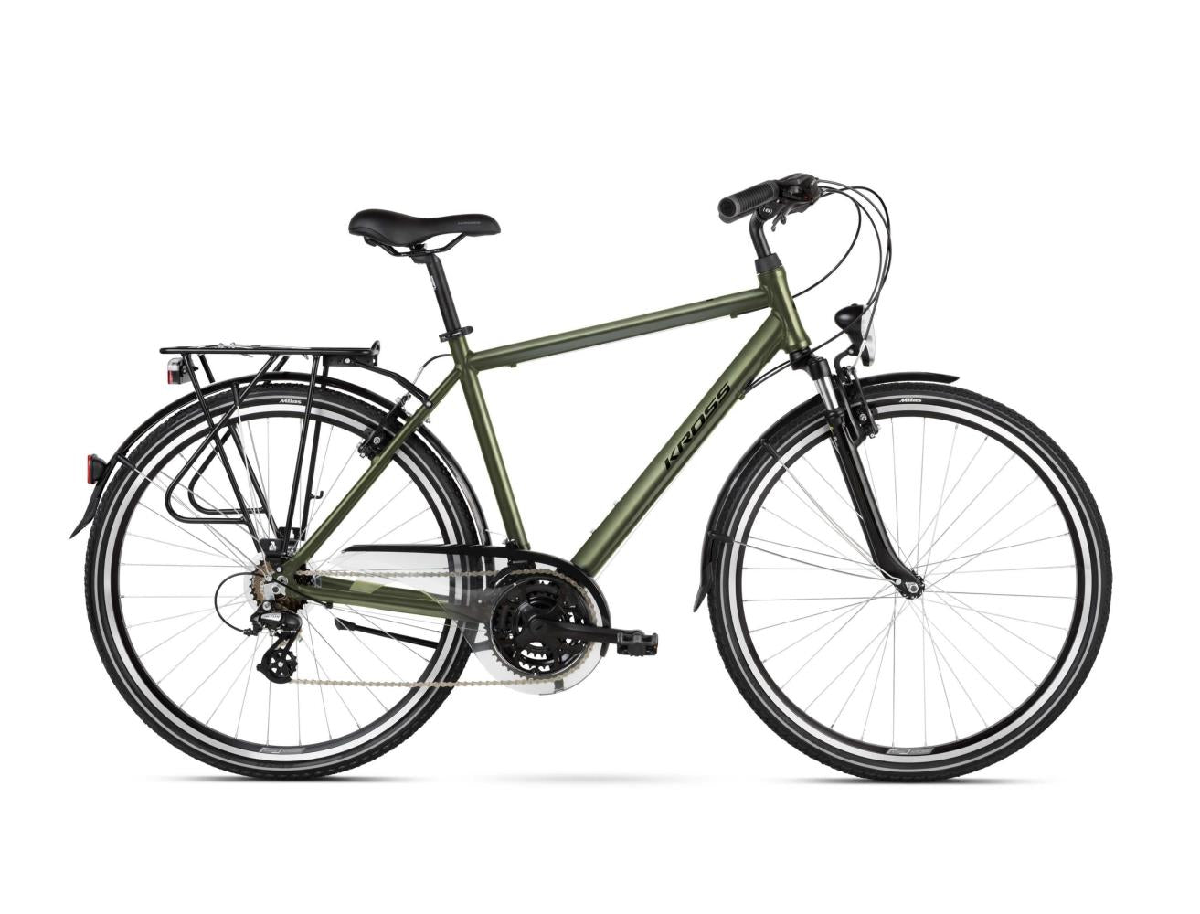 Hybridcykel Kross Trans 2.0 Grön