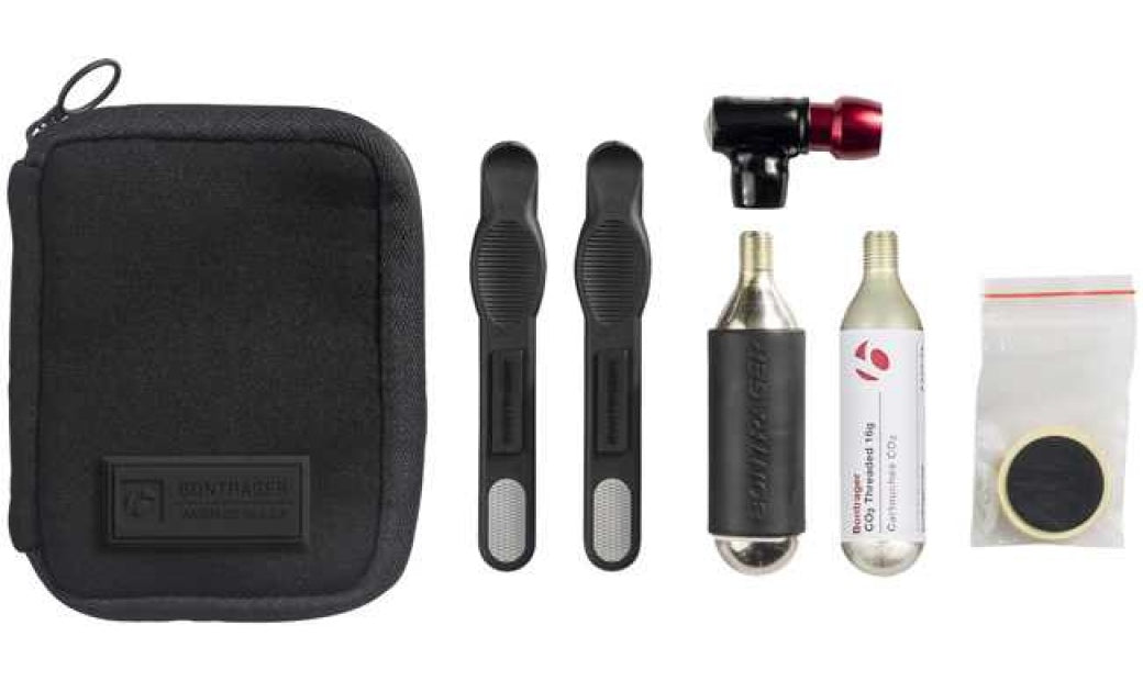 Kolsyrepump Bontrager Pro Flat Pack svart