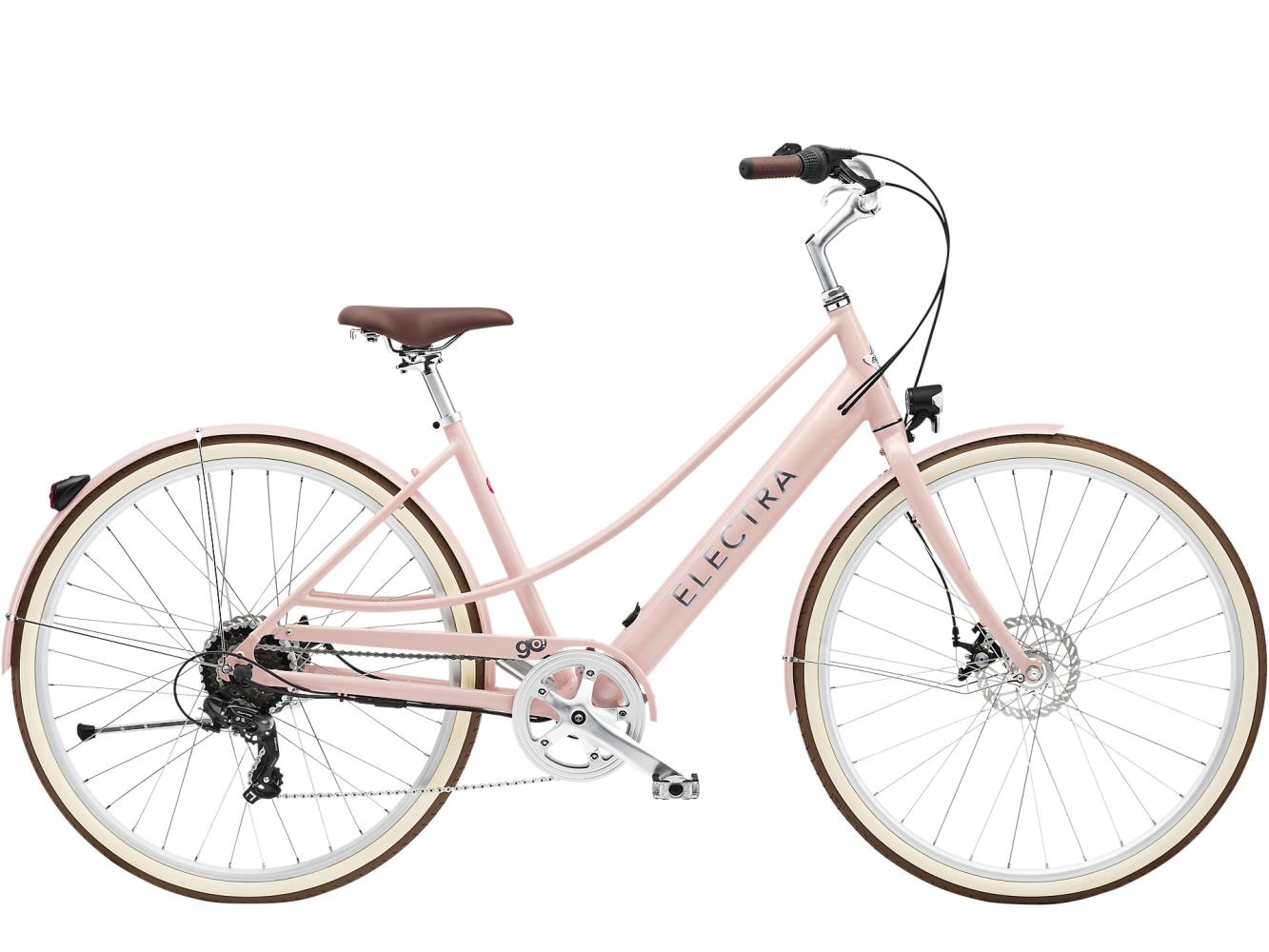Elcykel Electra Loft Go! 7d Eq Step-thru Dam Rosa