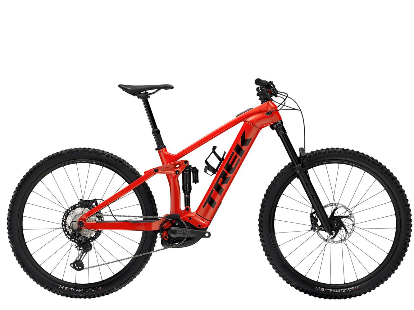 El MTB Trek Rail 9.8 XT Gen 4 Röd 29"
