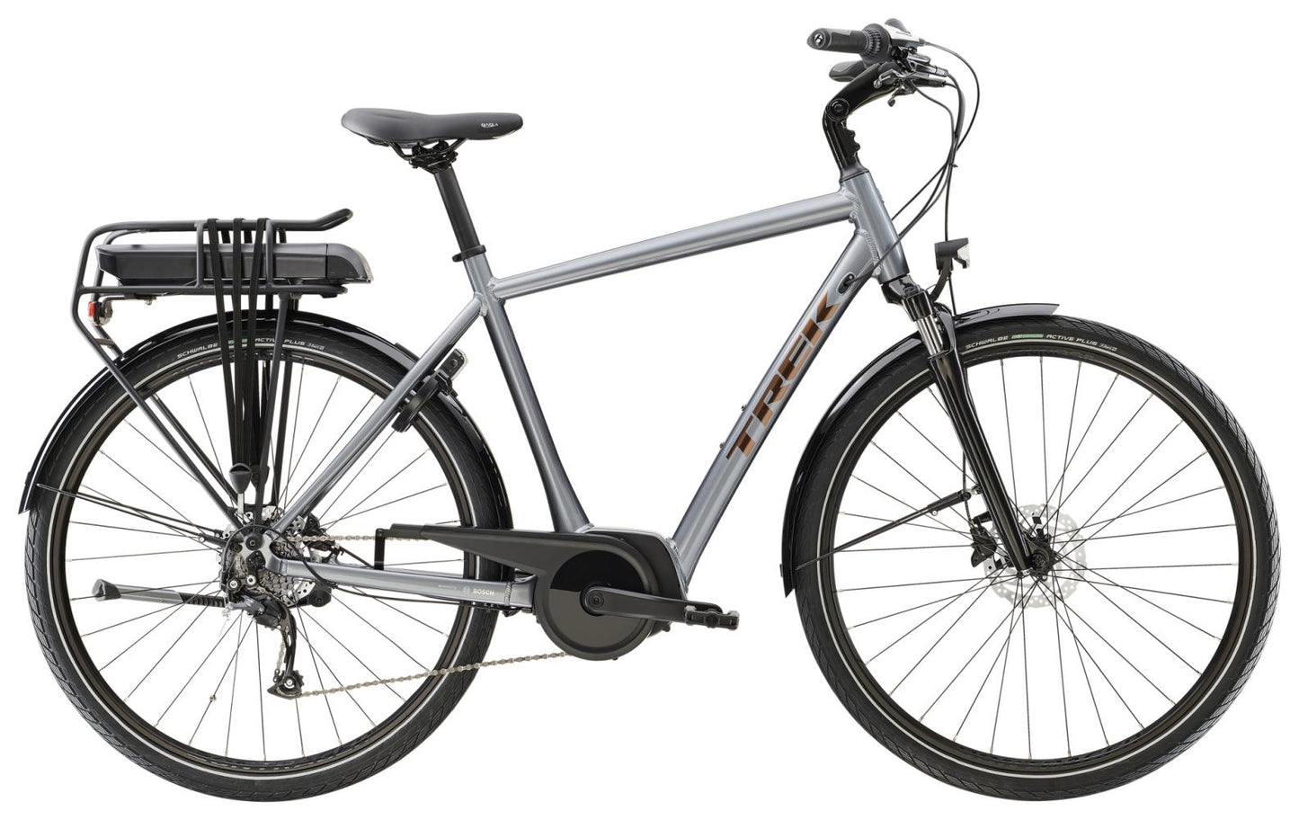 Elcykel Trek Verve+ 1 400wh Grå (begagnad)